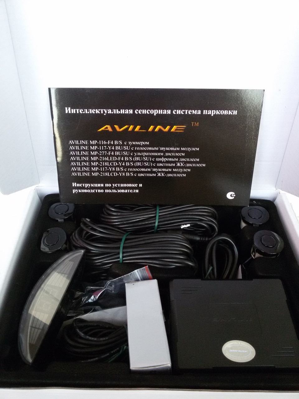 Парктроник Aviline MP-216LED-F4BU (999AV216F4BU) — Nissan Qashqai (1G ...