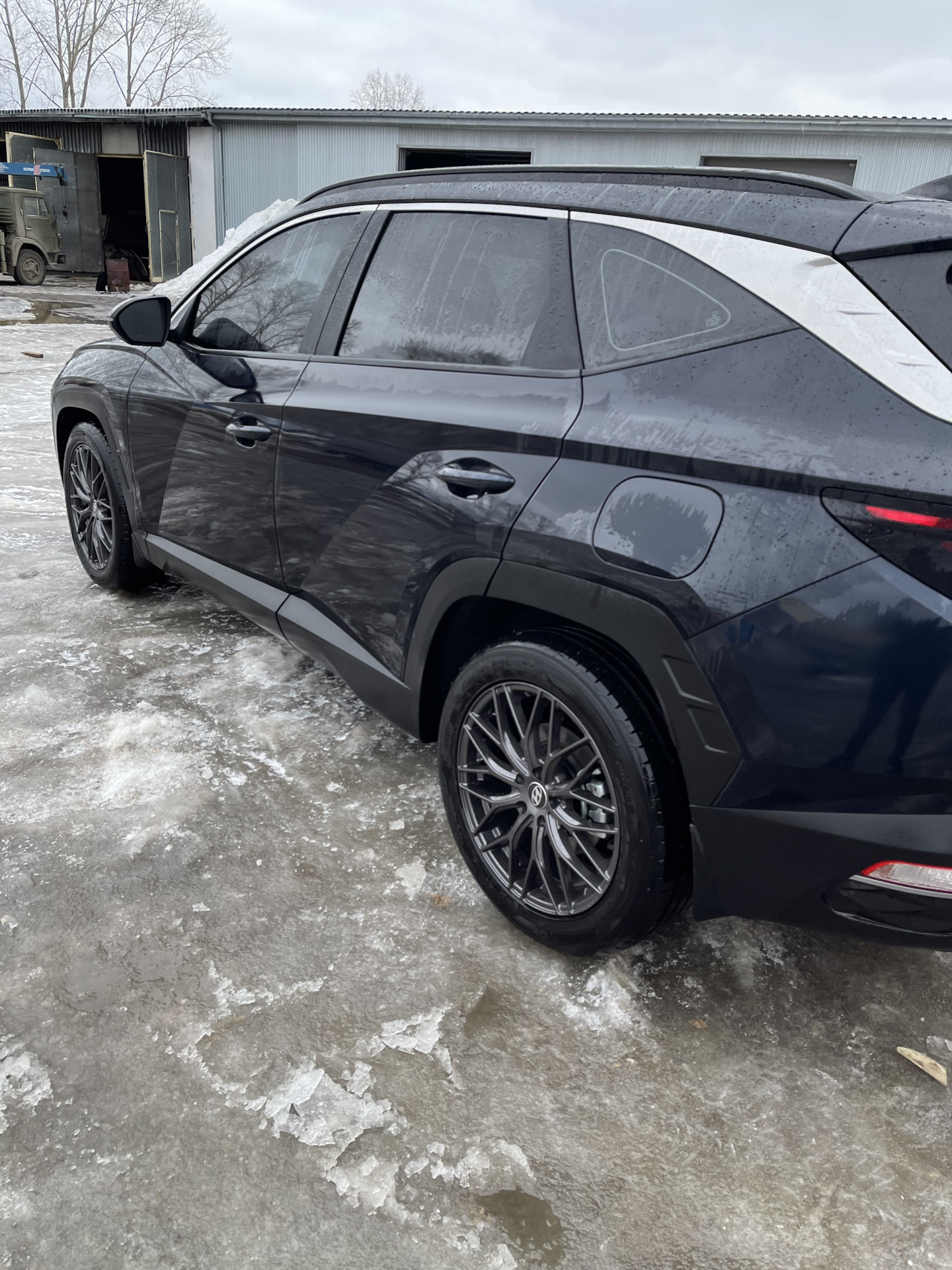 Летняя резина R19 — Hyundai Tucson (4G), 2 л, 2021 года | стайлинг | DRIVE2