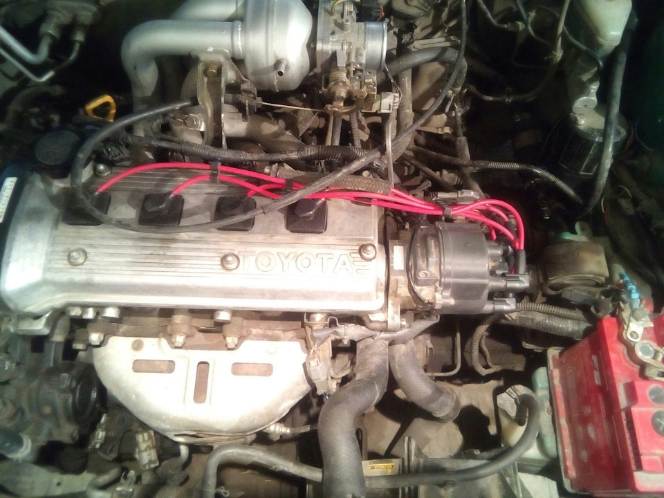 замена проводов и резинок на форсунках — Toyota Corolla (100), 1,3 л ...