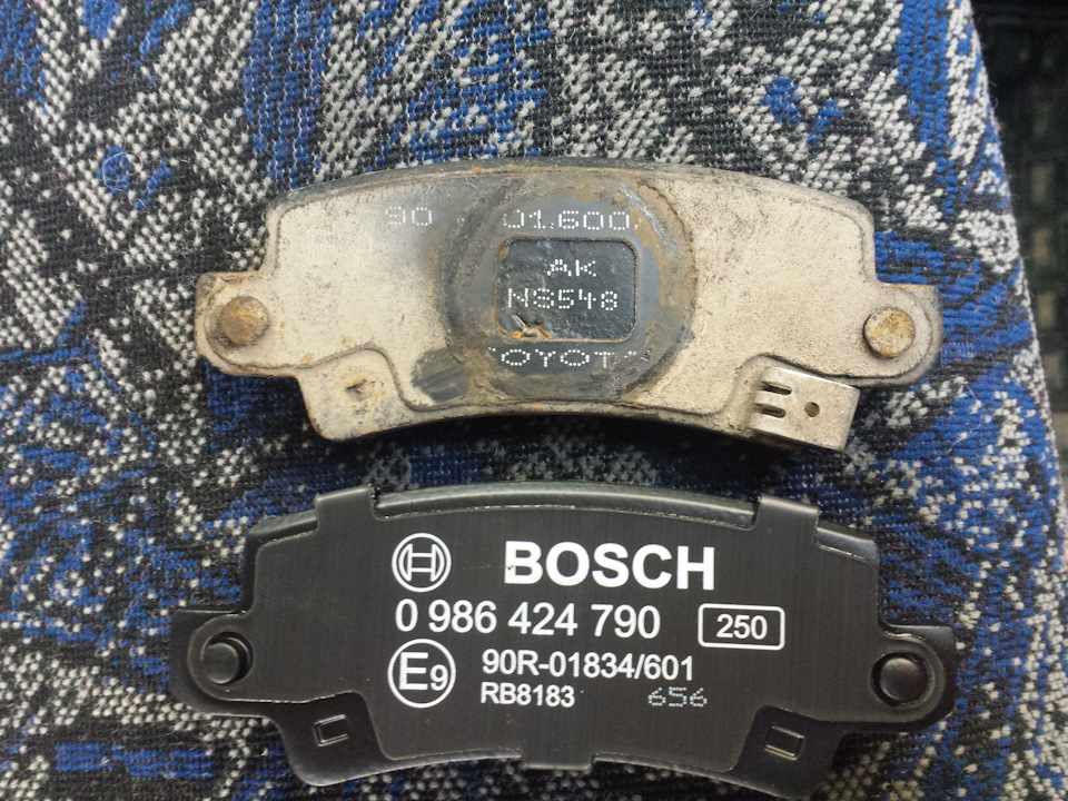 0986424790 Тормозные колодки дисковые (зад.) BOSCH | Запчасти на DRIVE2