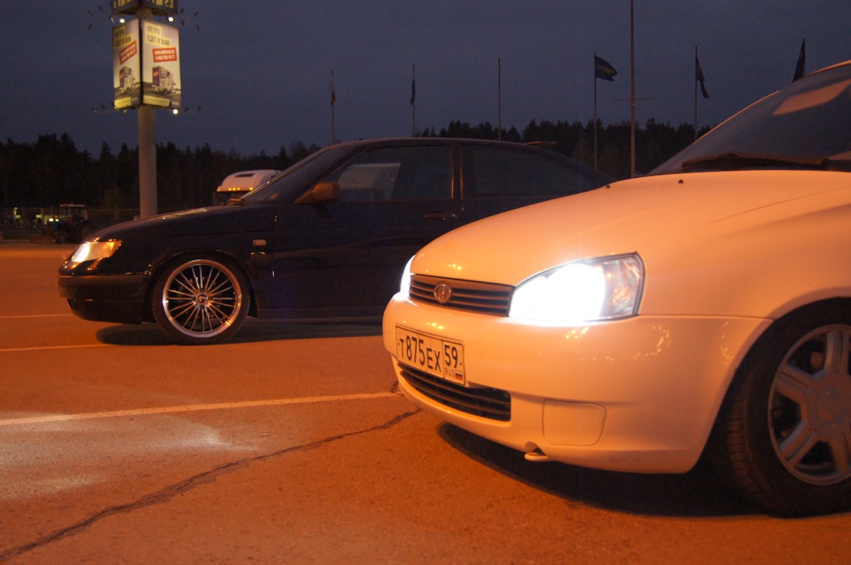 Ночь…Чемпионы…Пермь в ЕКБ…05.10.13. — LADA Калина хэтчбек, 1,6 л., 2010 ...