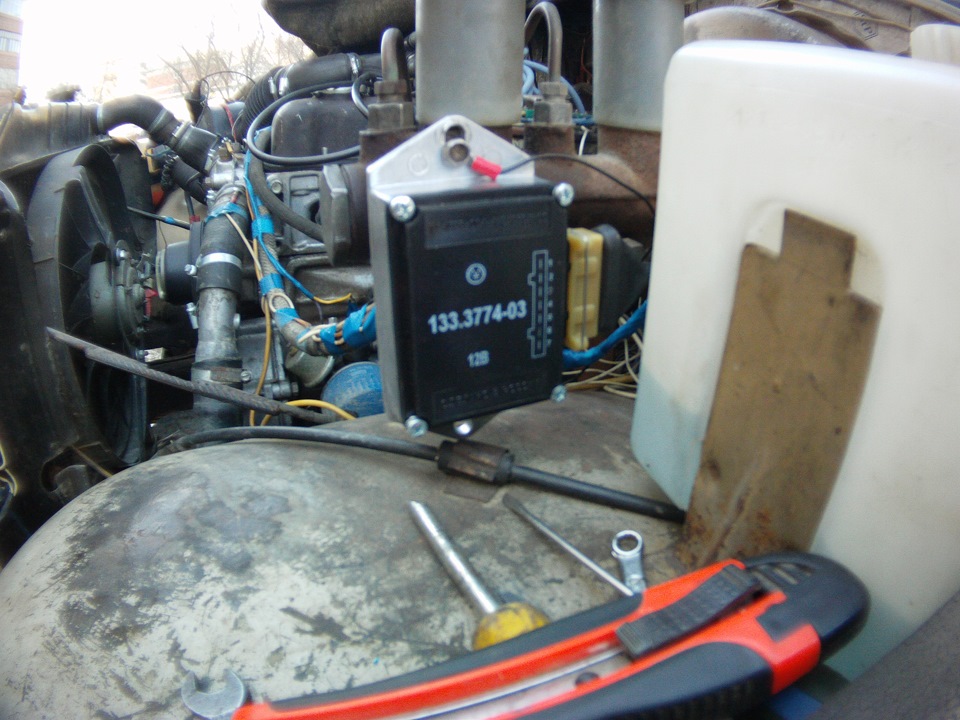 установка подводного зажигания--2. — УАЗ 31514, 2,4 л, 1990 года ...