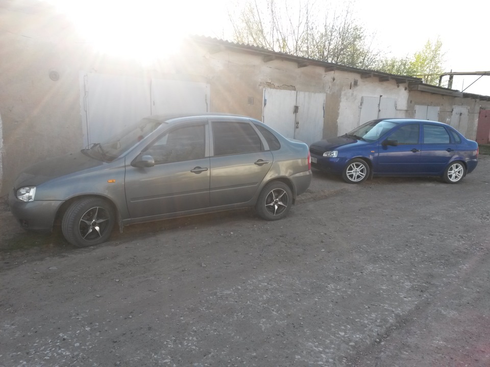 …гаражная встреча… — Lada Калина седан, 1,6 л, 2011 года | встреча | DRIVE2