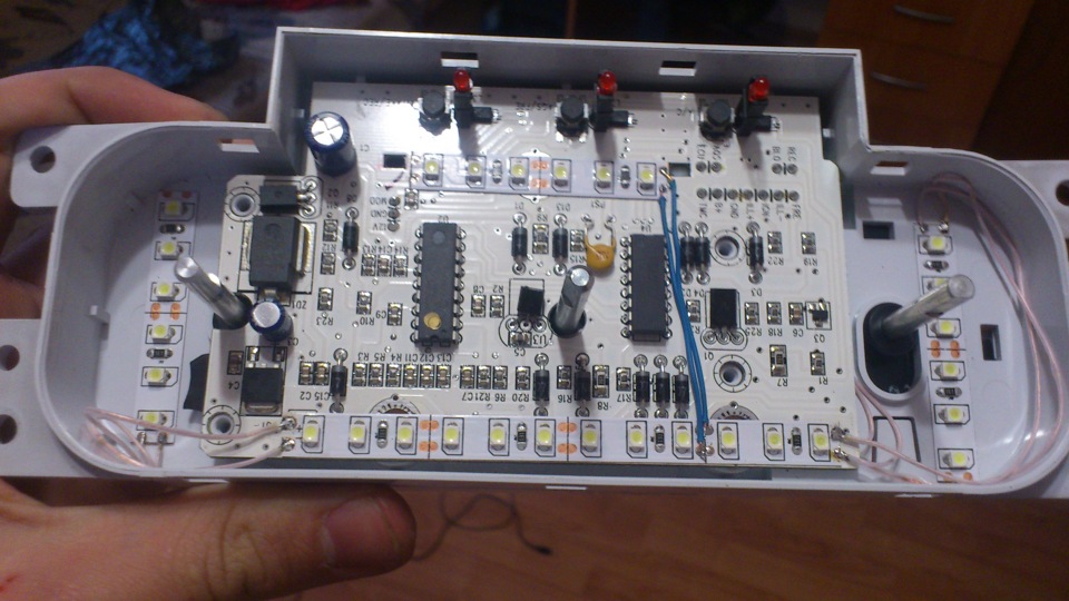 Пересвет приборной панели киа спектра печатная плата