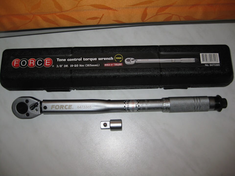 6473365 FORCE Ключ динамометрический 3/8DR 19-110Нм 365мм FORCE ...