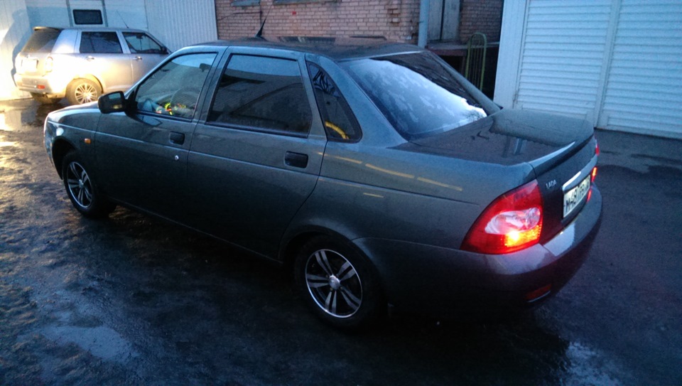 Инстал антенны и мойка — Lada Приора седан, 1,6 л, 2009 года | просто ...