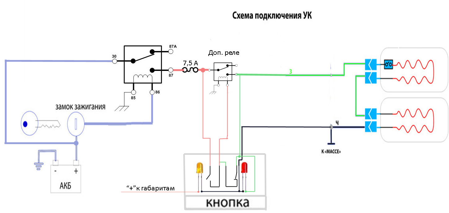 Схема подключения емеля ук 2