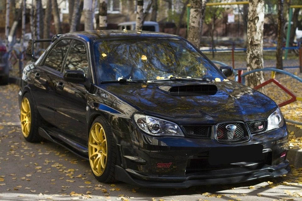 Subaru Impreza WRX STI 2007 киберпанк