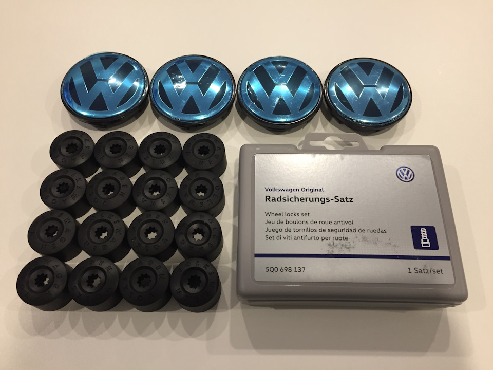 Аксессуары к летнему комплекту колес — Volkswagen Caddy (3G), 1,6 л ...