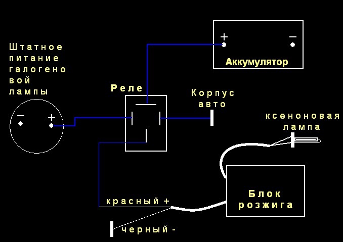 Фишка h4 схема