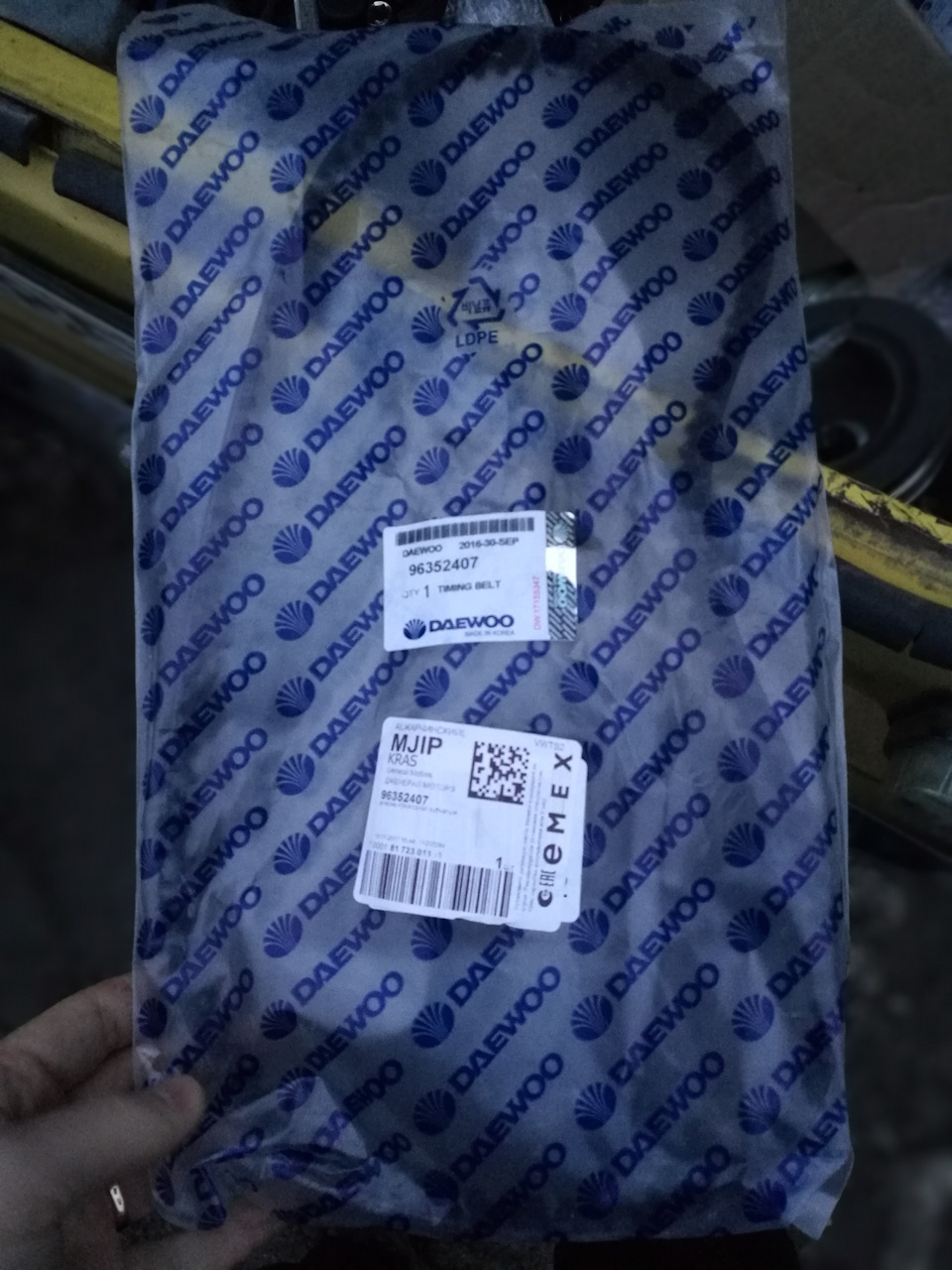 96352407 РЕМЕНЬ ГРМ ЧЗ 111 GM | Запчасти на DRIVE2