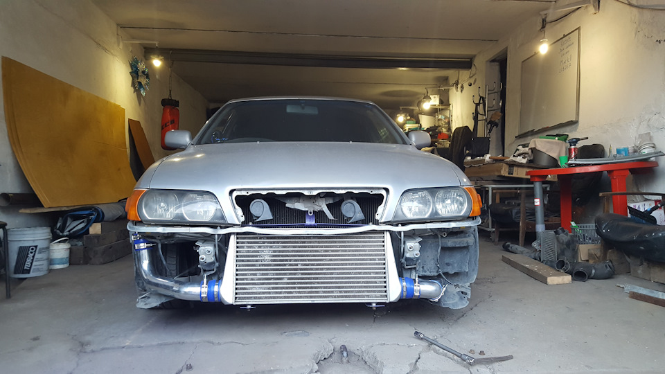 42. Интеркулер Nissan Skyline R33+пайпинг-кит AJS. — Toyota Chaser (100 ...