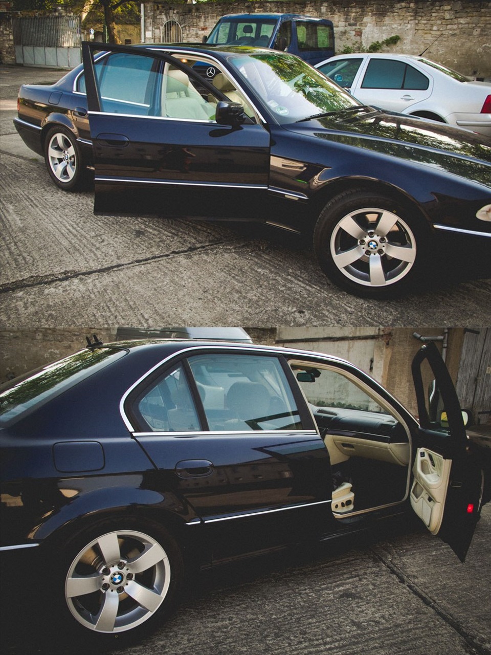 Желаемые диски 122 стиль установлены — BMW 7 series (E38), 3 л, 2000 ...