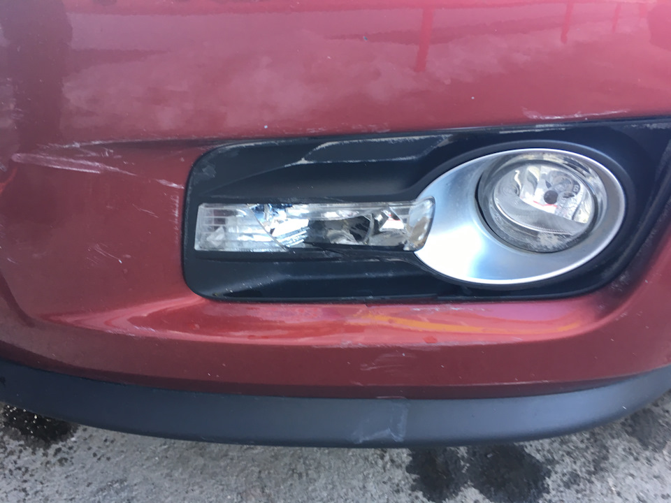 Туманки и как не связываться с НС на дороге — Mazda CX7, 2,3 л, 2008