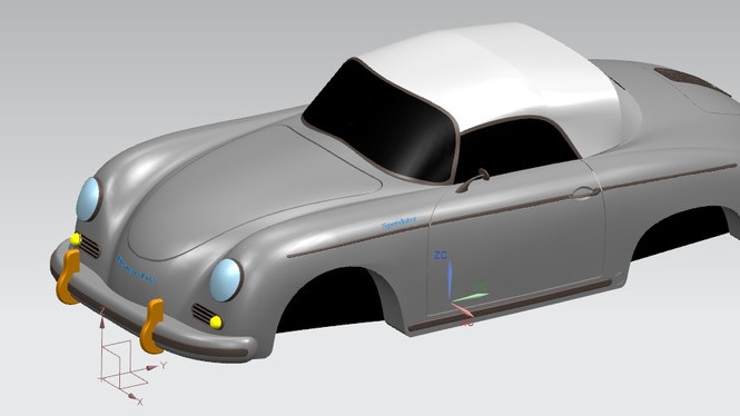 Porsche 356 AUTOART 1 18