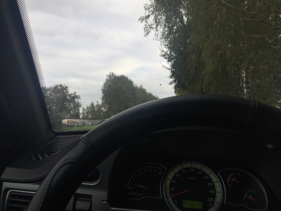 Первый скол на лобовом — Daewoo Nexia (N150), 1,6 л, 2009 года ...