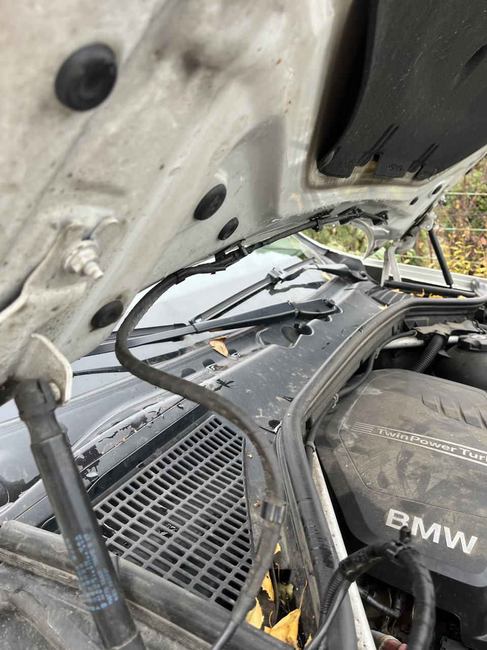 Обновление форсунок омывателя. — BMW X3 (F25), 2 л, 2012 года | своими ...
