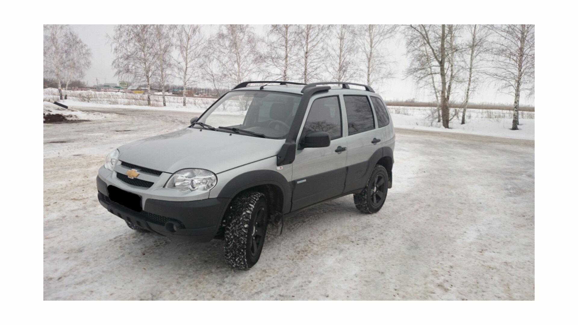 Niva Chevrolet жидкое серебро