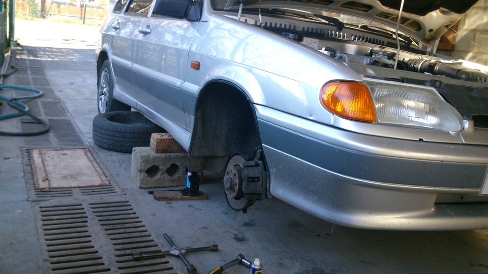 Подвеска демфи+технорессор -50/-70 (Часть 2) — Lada 2114, 1,5 л, 2006 ...