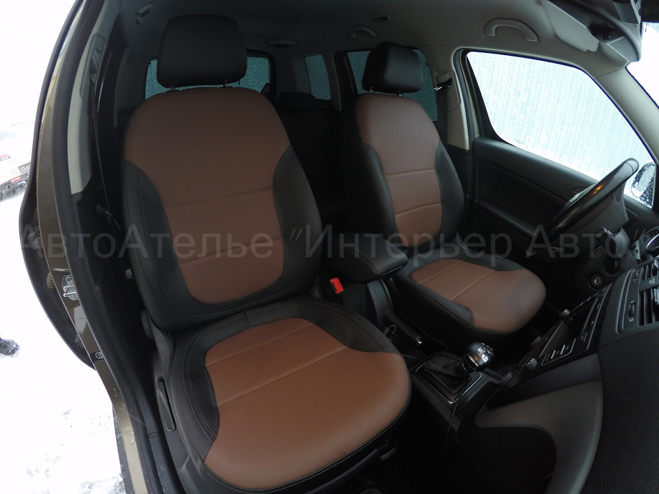 Пошив каркасных авточехлов из экокожи для Skoda Yeti — АвтоАтелье ...