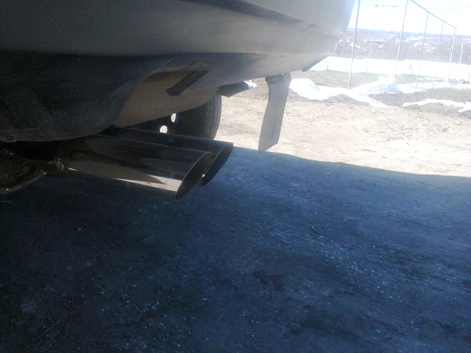 ремонт штанишек и самодельная насадка на глушитель — Lada 21093, 1,6 л ...