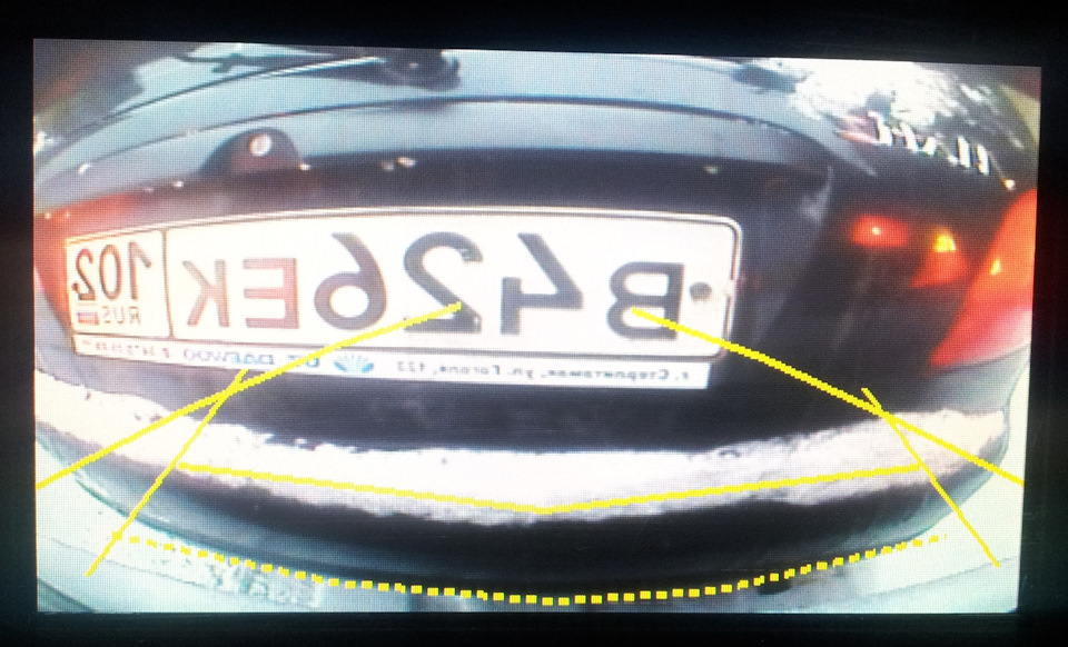 Если оставить зазор между машинами, по дисплею. — Honda Civic 4D (9G)