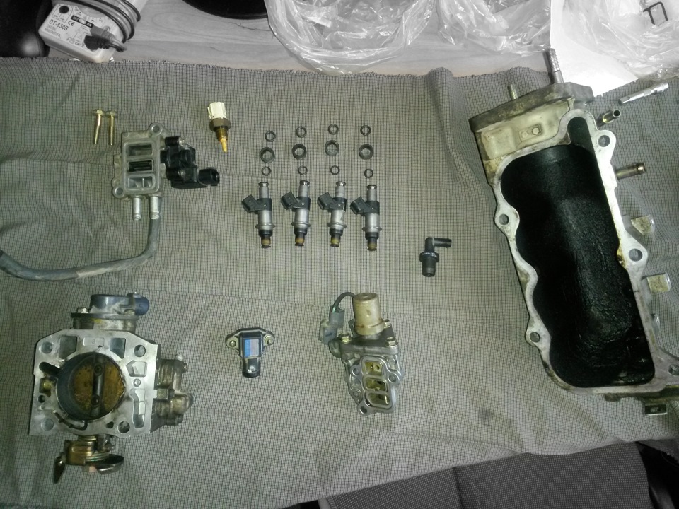 Очистка впускного коллектора — Honda Odyssey (2G), 2,3 л, 2001 года ...