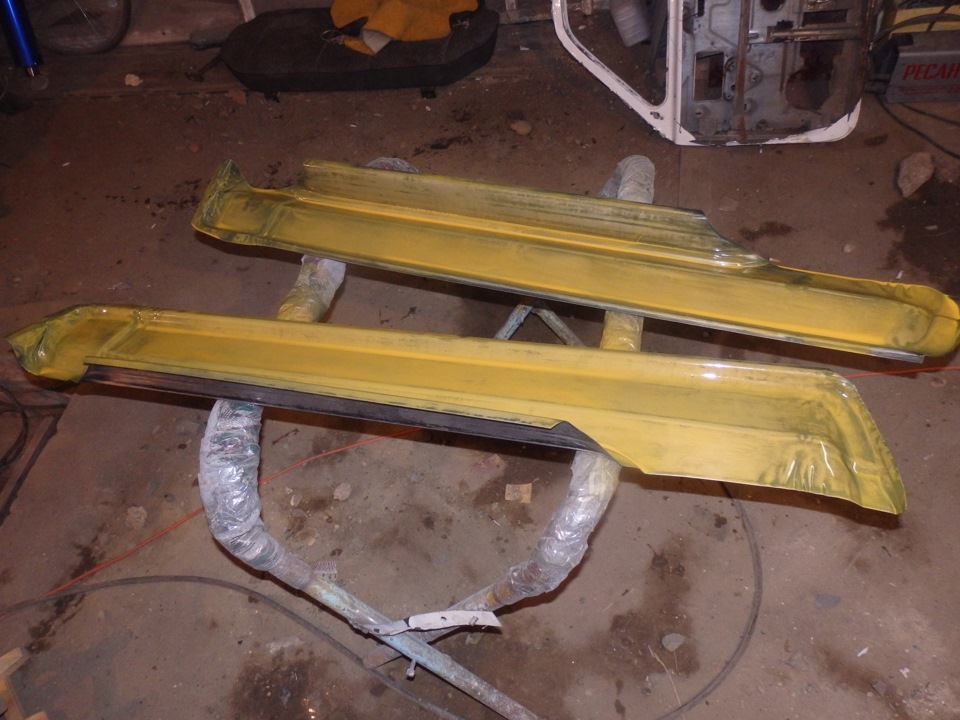 Замена кузовных деталей + Покраска в RAPTOR U-POL (часть2) — Lada 4x4 ...