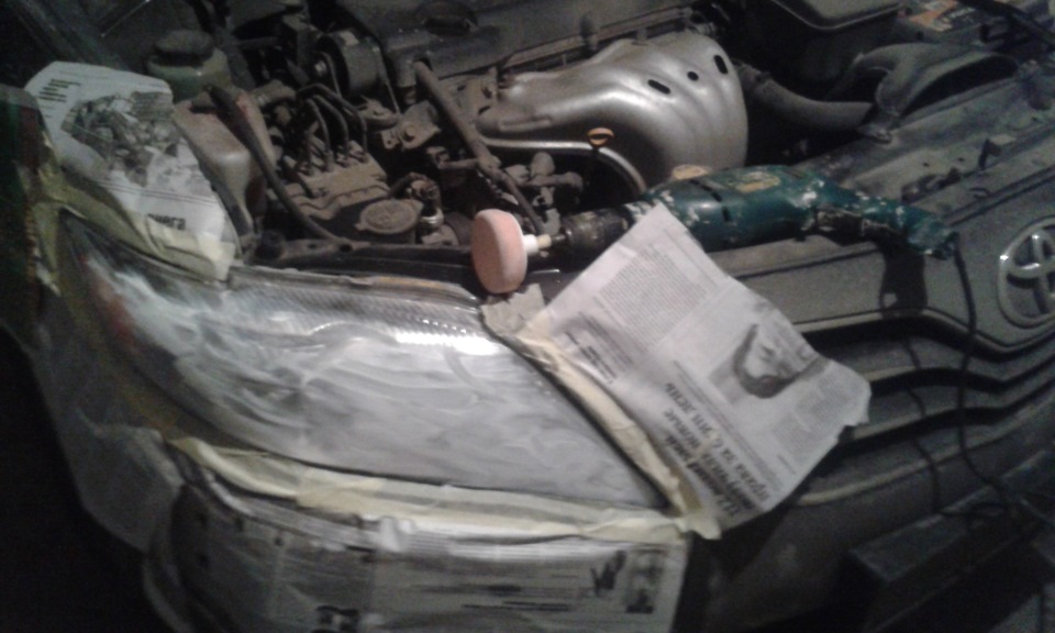 Свет очей моих, или ксенон 4300К (филипс), полировка фар — Toyota Camry ...