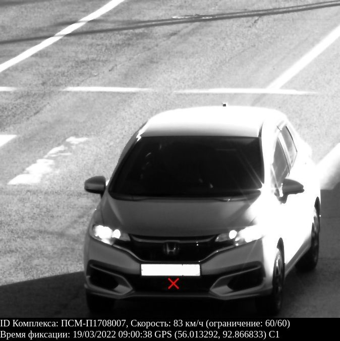 Летние колеса Пойнт Бланк, первый штраф — Honda Fit (3G), 1,3 л, 2018 ...