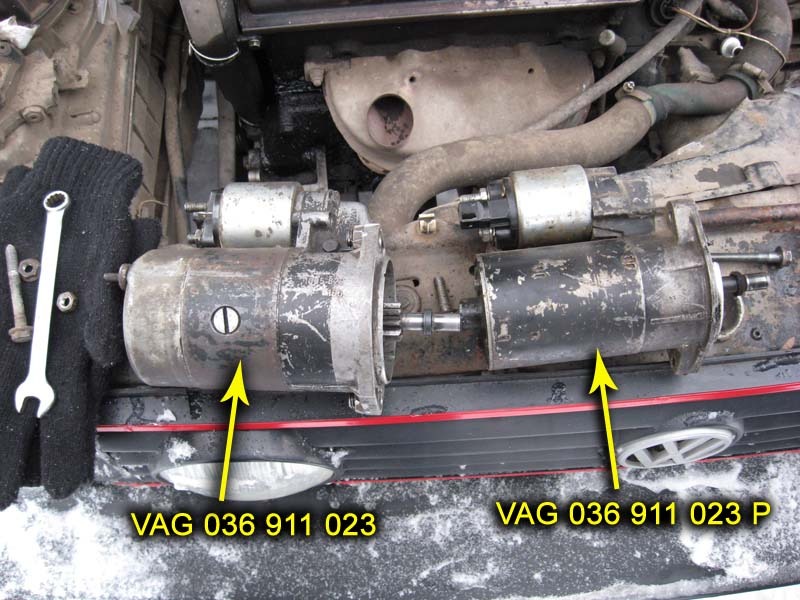 Неисправности стартера фольксваген гольф 2