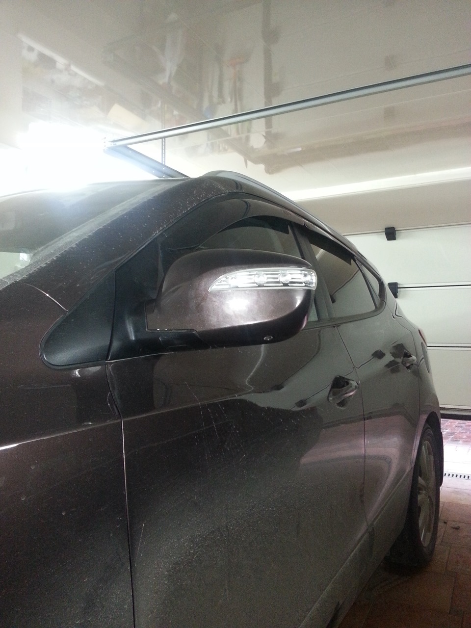 подсветка в зеркалах заднего вида на hyundai ix35 — Hyundai ix35, 2 л ...