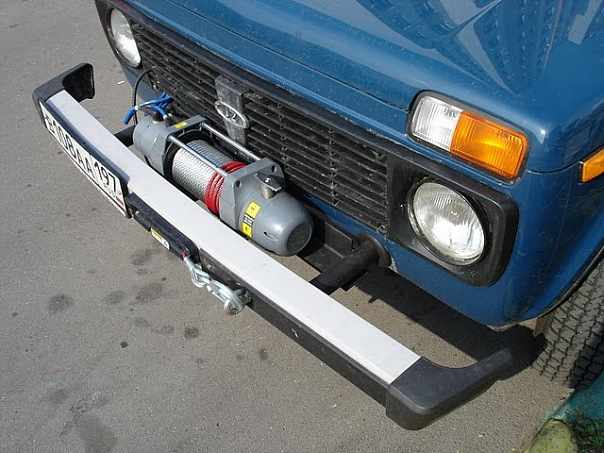 Кронштейн для лебедки в штатный бампер Chevrolet NIVA (скрытая установка!) | l2luna.ru