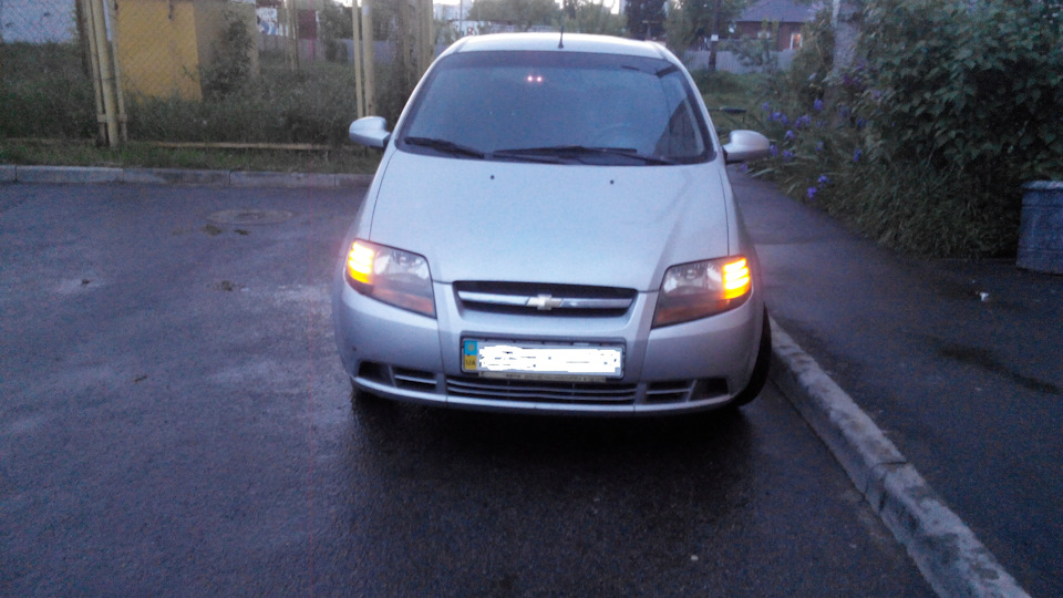 Амереканские габариты — Chevrolet Aveo 5-door (1G), 1,5 л, 2006 года ...