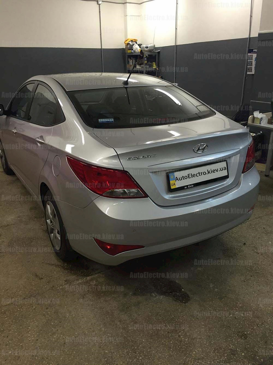 Hyundai Accent (Solaris) 2015 г.в. — установка автосигнализации —  autoelectro.ua на DRIVE2