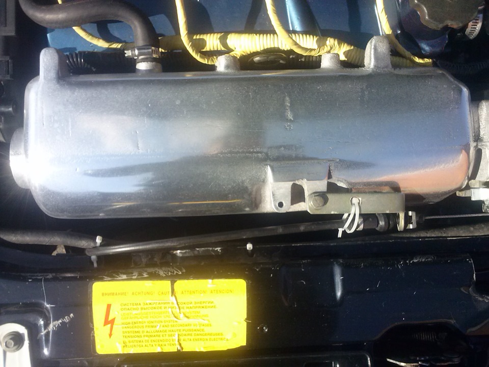 немного блеска под капотом — Lada 21124, 1,6 л, 2007 года | тюнинг | DRIVE2