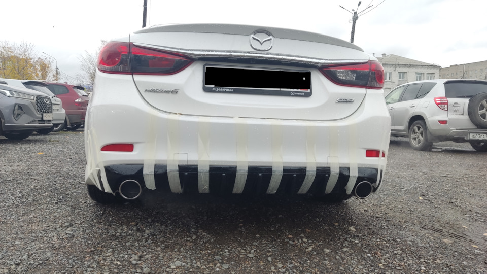 Диффузор МВ- ТЮНИНГ — Mazda 6 (3G) GJ, 2 л, 2014 года | тюнинг | DRIVE2