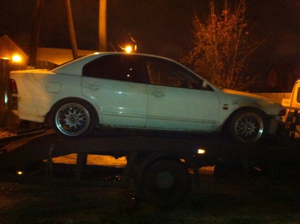 Сварка выхлопа) — Mitsubishi Galant (8G), 2,5 л, 1998 года | своими ...