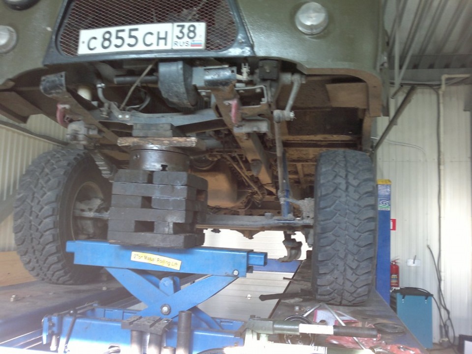 Установка новых рессор — УАЗ 3962, 2,9 л, 2001 года | своими руками ...