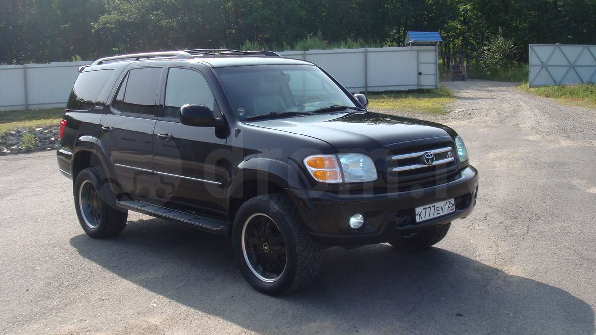 Sequoia Toyota Black 2002