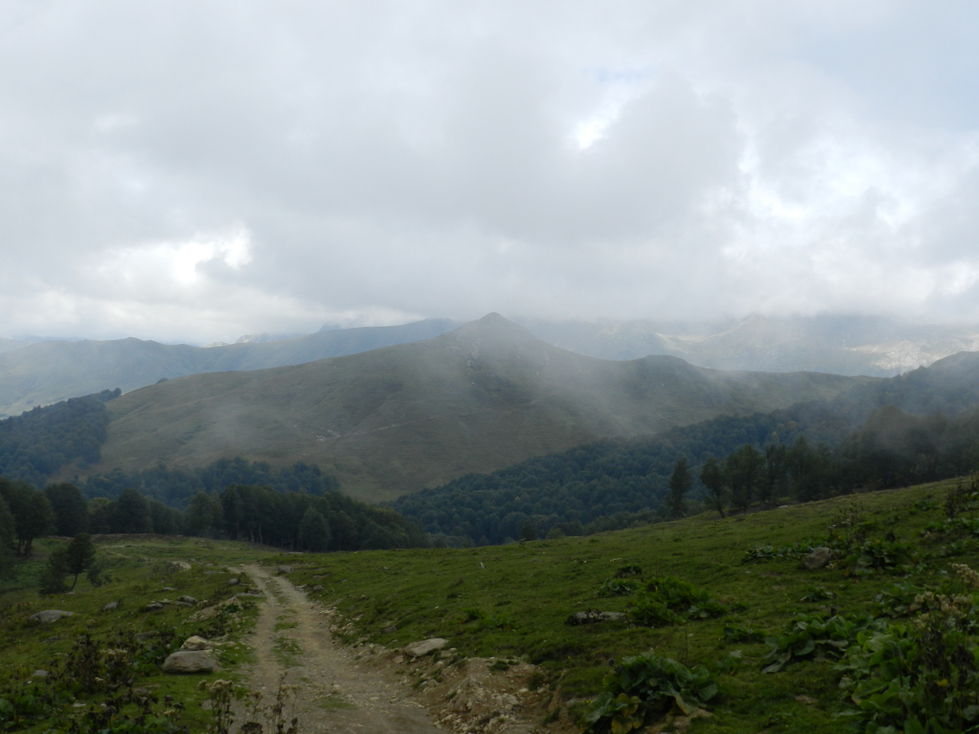 Перевал Пыв сентябрь Абхазия