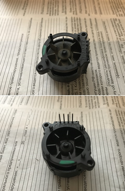 Мелкий центральный вентилятор — как было/как стало — Audi Allroad (C5). Запчасти на фото: M0201