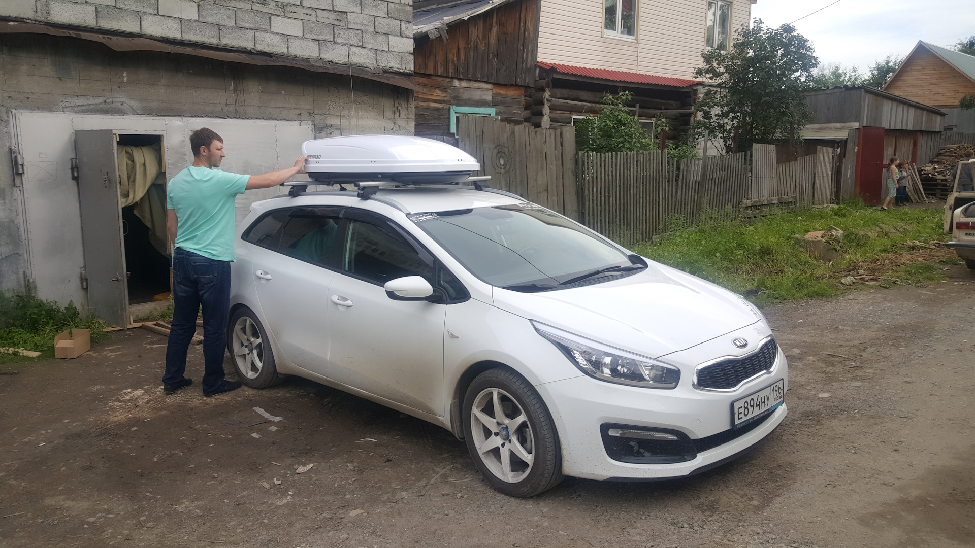 Kia Ceed SW путешествие Норвегия