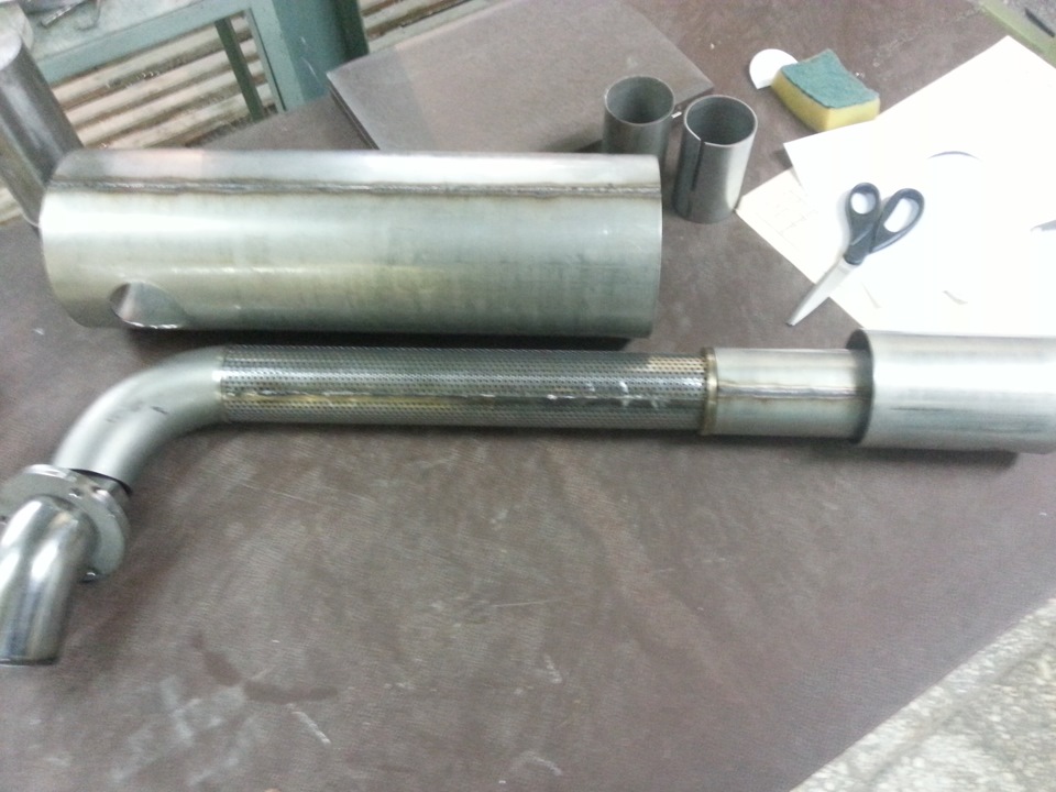 Начата работа над глушителем. — DRIVE2