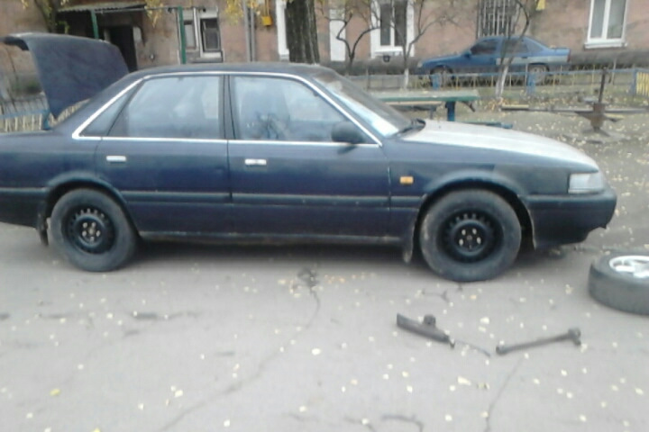 Сбылась полу мечта И и резина с дисками) — Mazda 626 III (GD), 2 л ...