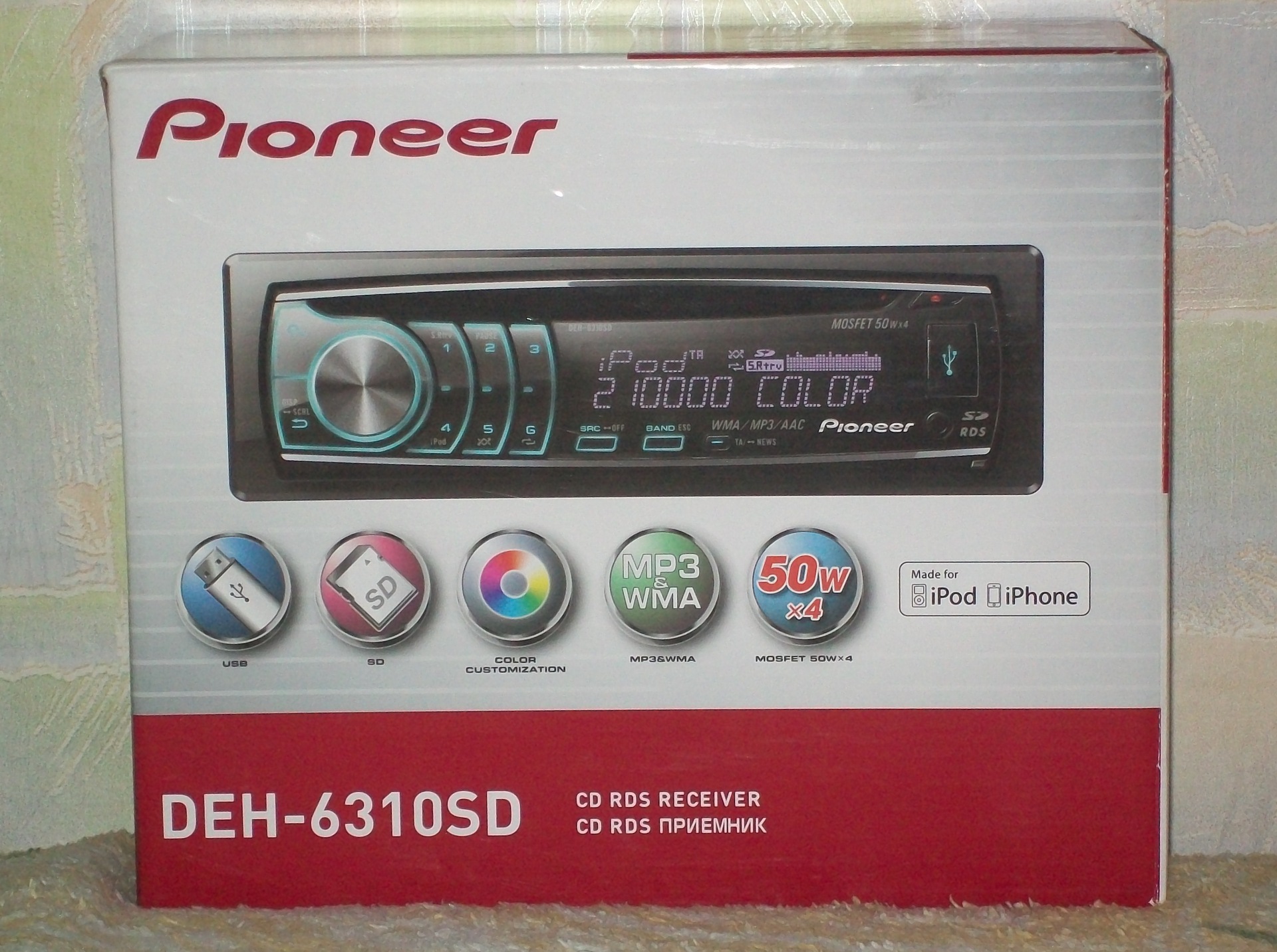 Новый Pioneer DEH — 6310SD — Lada 4x4 3D, 2003 года | автозвук | DRIVE2