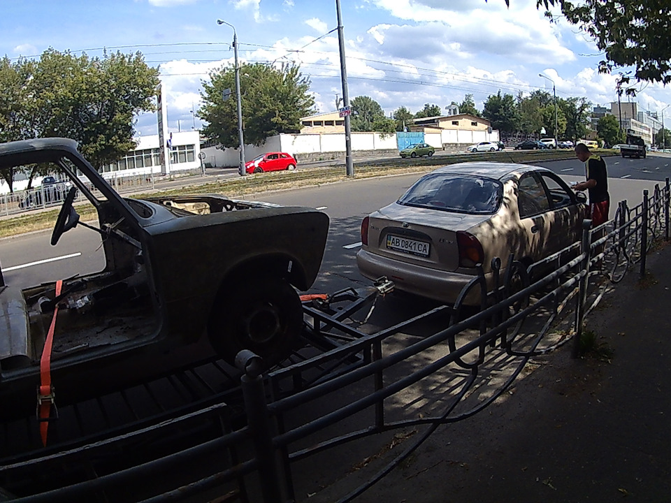 Везем на пескоструйную обработку — Lada 21063, 1,7 л, 1989 года ...