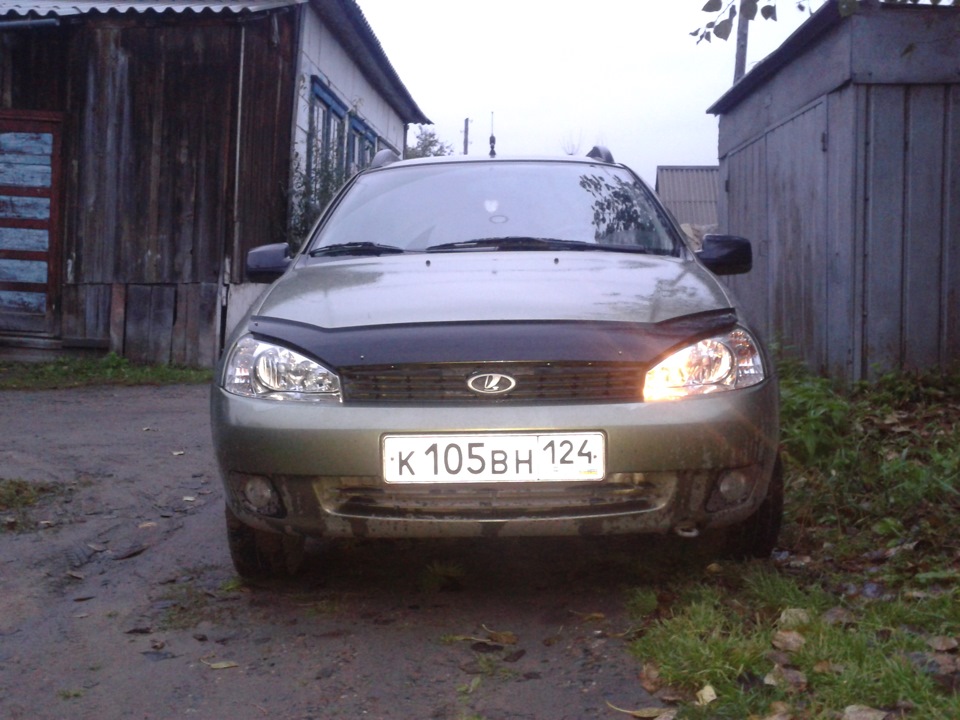 Замена лампочек габаритов! — Lada Калина Универсал (1G), 1,6 л, 2011 ...