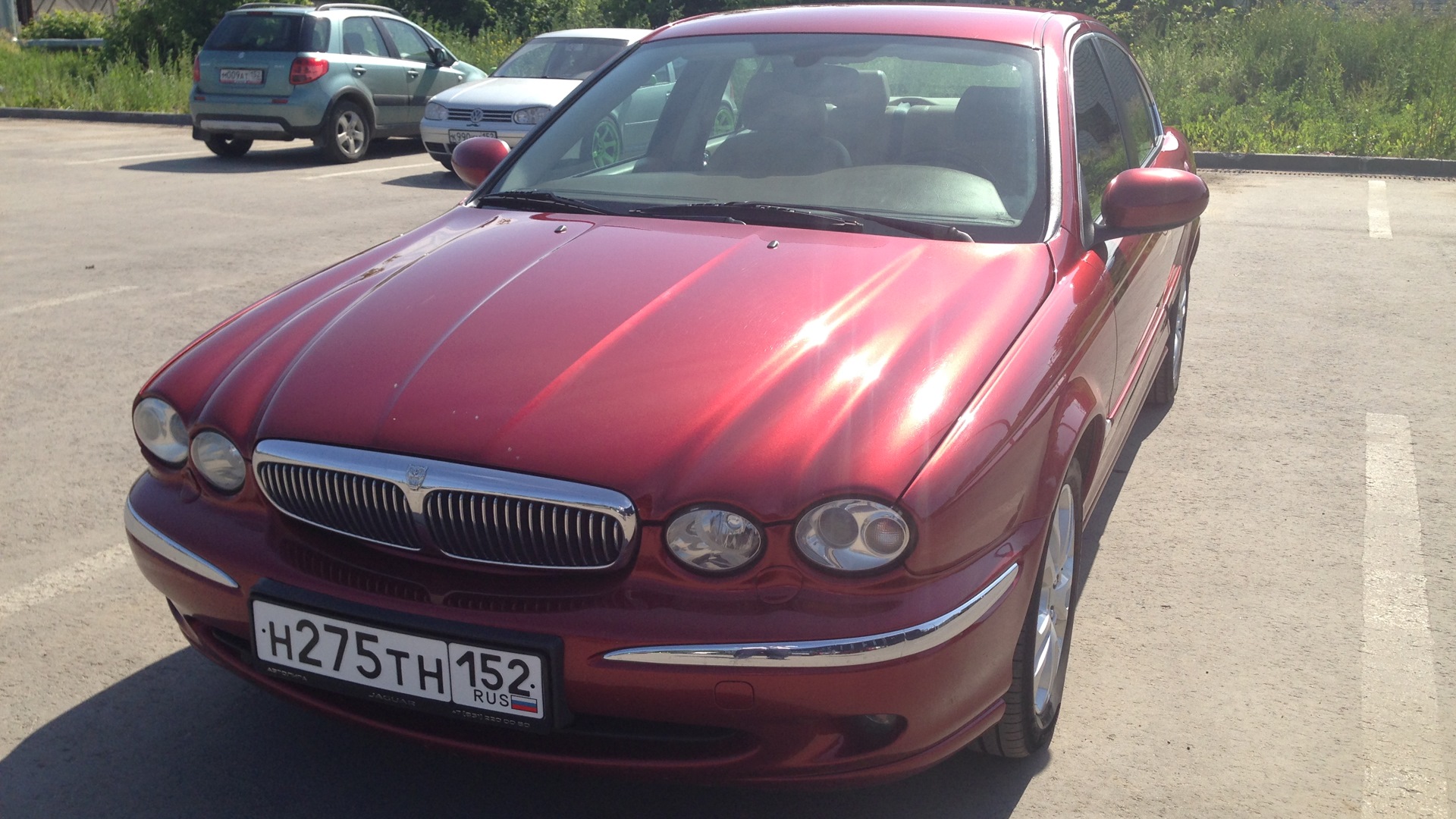 Jaguar X-Type 2.1 бензиновый 2006 | Вишнёвый Барсик на DRIVE2