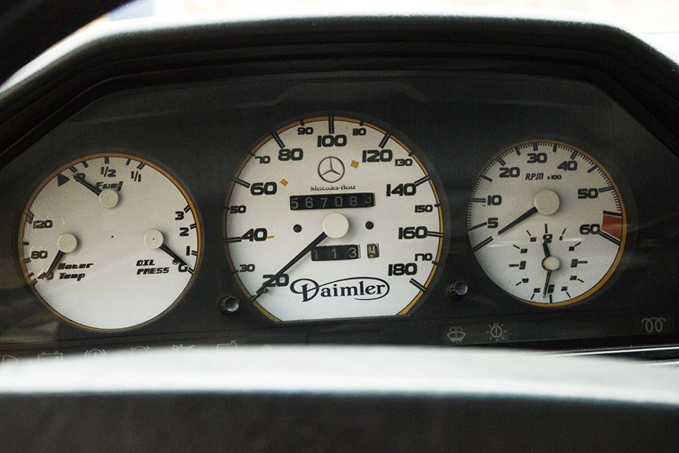Панель приборов — Mercedes-Benz E-Class (W124), 2 л, 1986 года ...